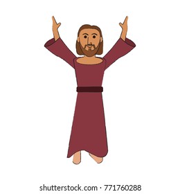 Jesus Christ cute cartoon