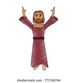 Jesus Christ cute cartoon