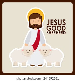 jesus christ design, vector illustration eps10 graphic