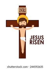 jesus christ design, vector illustration eps10 graphic