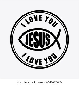 jesus christ design, vector illustration eps10 graphic
