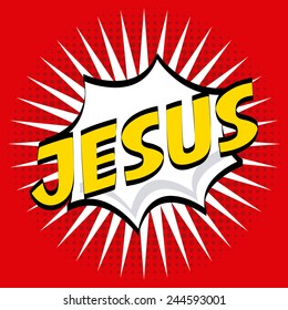 jesus christ design, vector illustration eps10 graphic