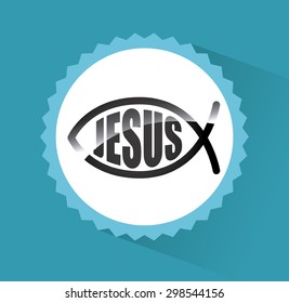 jesus christ design, vector illustration eps10 graphic 