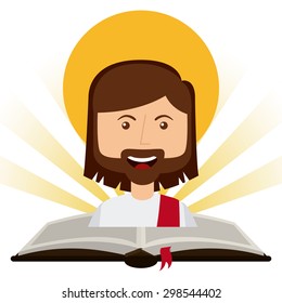 jesus christ design, vector illustration eps10 graphic 