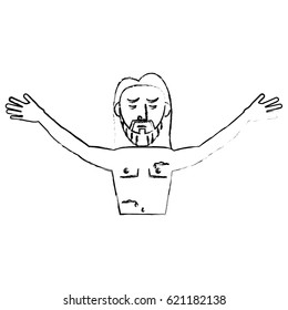 jesus christ devotion sacrifice sketch