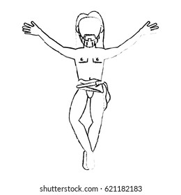 jesus christ devotion sacrifice sketch