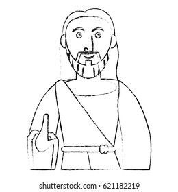 jesus christ devotion sacrifice sketch