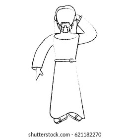 jesus christ devotion sacrifice sketch