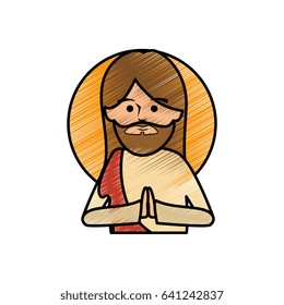 Jesus christ face cartoon