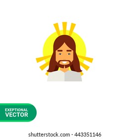 Jesus Christ flat icon
