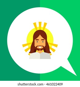 Jesus Christ flat icon