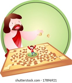 Jesus Christ and Happy Christian