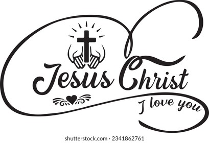 Jesucristo te amo diseño de camisetas, diseño de camisetas cristianas, diseño de camisetas de Jesús, diseño de camisetas de fe