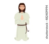 jesus christ man cartoon