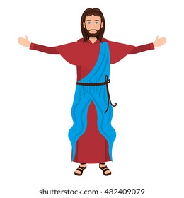 jesus christ man cartoon