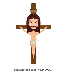 jesus christ man cartoon