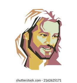 jesus christ in simple illustration