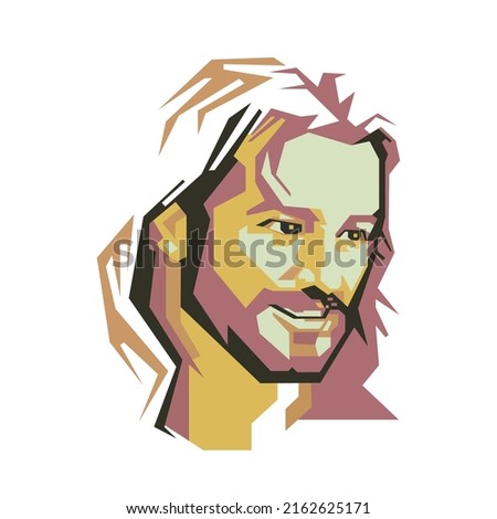 jesus christ in simple illustration