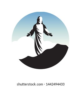 Jesus Christ, son of God. vector illustration - Shutterstock ID 1442494433