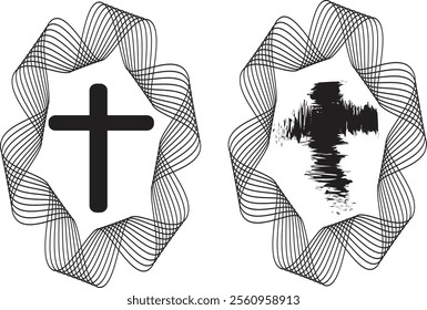 Jesus Christ symbol with beautiful design