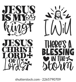 Jesus Christian SVG And T-shirt Design Bundle, Jesus Christian SVG Quotes Design t shirt Bundle, Vector EPS Editable Files, can you download this Design Bundle.