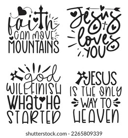 Jesus Christian SVG And T-shirt Design Bundle, Jesus Christian SVG Quotes Design t shirt Bundle, Vector EPS Editable Files, can you download this Design Bundle.