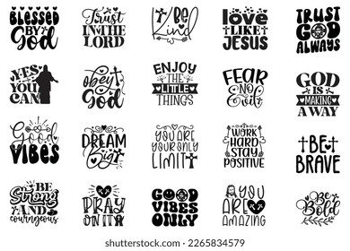 Jesus Christian SVG y Camiseta Diseño Paquete, Jesus Christian SVG Cita Citas Diseño Paquete de camisetas, Vector EPS Editable Files, puede descargar este paquete de diseño.