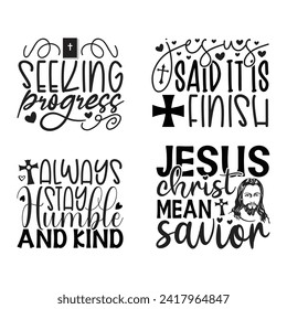 Jesus Christian T-shirt Design Bundle, Jesus Christian Quotes Design t shirt Bundle, Vector EPS Editable Files, can you download this Design Bundle