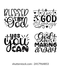 Jesus Christian T-shirt Design Bundle, Jesus Christian Quotes Design t shirt Bundle, Vector EPS Editable Files, can you download this Design Bundle