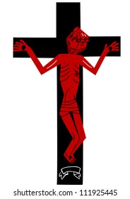 jesus in a cross