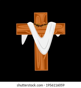 Jesus Cross With the Crown of Thorns