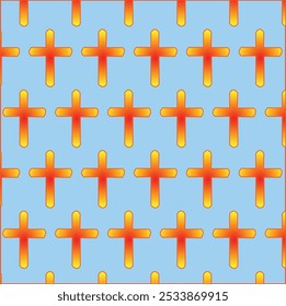 jesus cross design orange eps