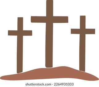 Vector de cruz Jesús, Abstract Jesus Cross ilustración, vector de cruz de Pascua, elemento Jesús de Pascua