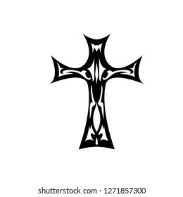 Jesus cross vector design illustration.