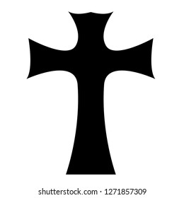 Jesus cross vector design illustration.
