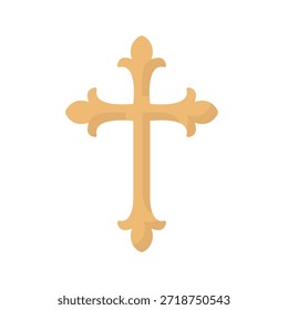 Icono del Vector de la Cruz de Jesús que puede modificar o editar fácilmente
