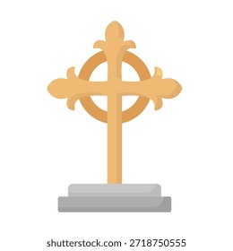 Icono del Vector de la Cruz de Jesús que puede modificar o editar fácilmente
