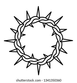 Jesus crown icon
