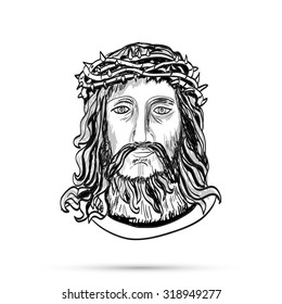 Jesus With Crown Of Thorns