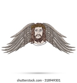 Jesus With Crown Of Thorns