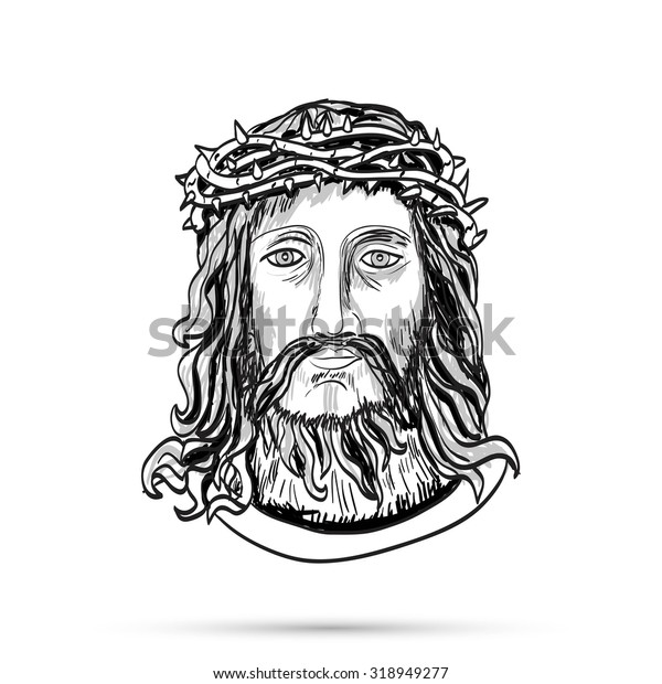 Jesus Crown Thorns Stock Vector (Royalty Free) 318949277 | Shutterstock