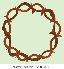 Jesus-Krone der Dornen-Illustration