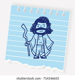 Jesus doodle