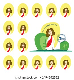 Jesus emoji pictures, expression, emotion