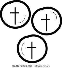 Jesus And The Eucharist Illustration 