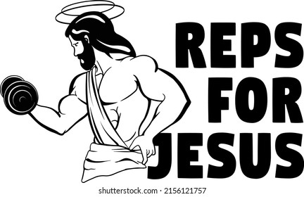 Jesus exercises. Reps for jesus