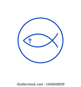 Jesus fish icon