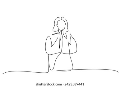 jesus god christian religion prayer person one line art design