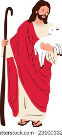 Jesus the Good Shepherd Illustration