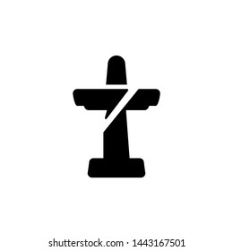 Jesus icon. Brazilian travel architecture symbol